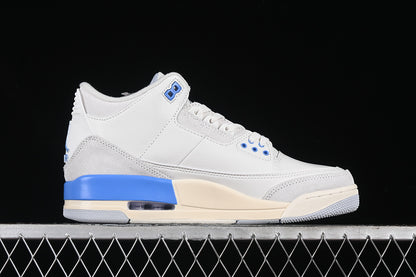 Nike Air Jordan 3 Retro Hydrogen Blue Summit White Sneakers
