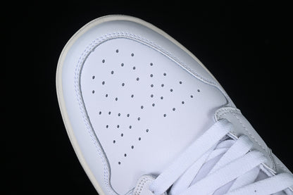 Nike Air Jordan 1 Mid Black Sole Blue Brown White Sneakers