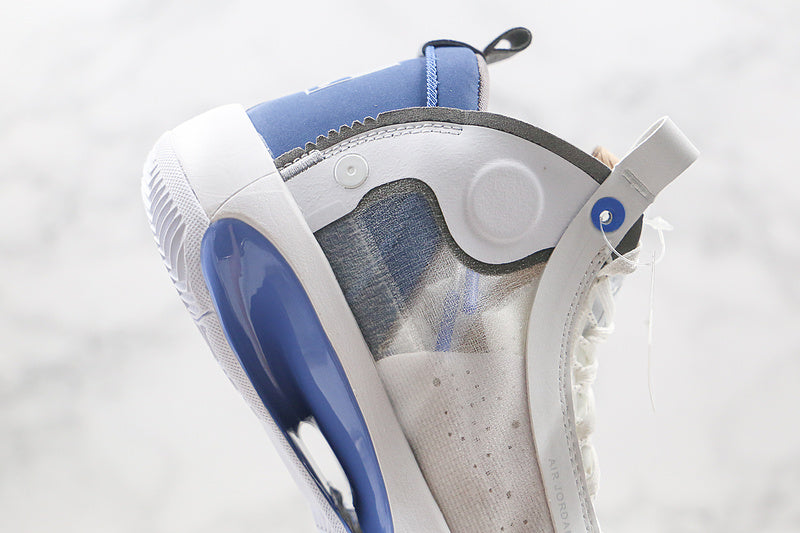 Nike Air Jordan 34 White Navy Sneakers