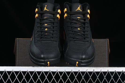 Nike Air Jordan 12 Retro Black Taxi Sneakers