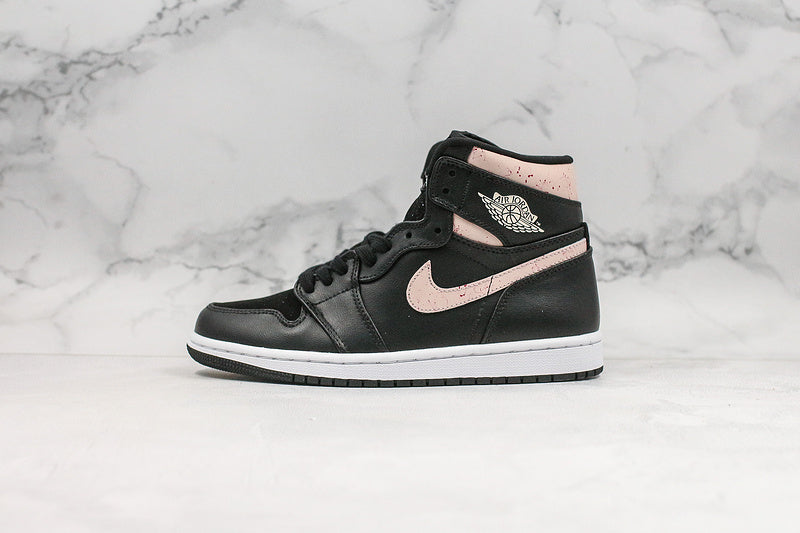 Nike Air Jordan 1 Retro High PRM Black Silt Red Sneakers