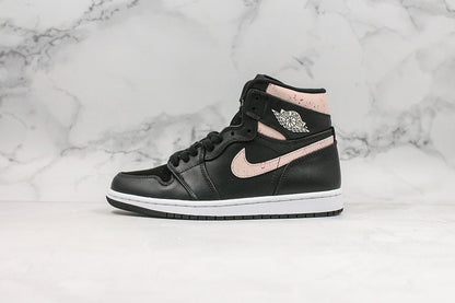 Nike Air Jordan 1 Retro High PRM Black Silt Red Sneakers