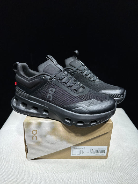 On Running Cloudnova X Comfortable Anti-Slip Running Shoes All Black