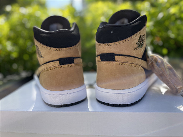 Nike Air Jordan 1 Mid SE Desert Ochre 2020 Brown Sneakers