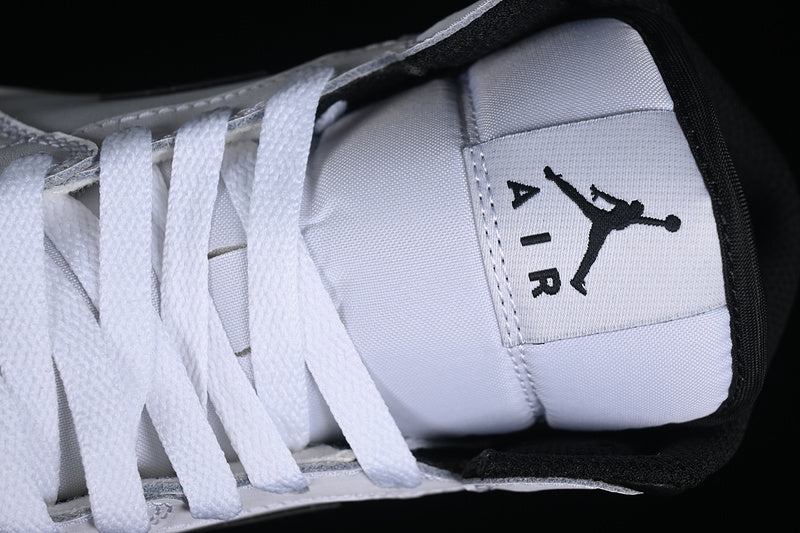 Nike Air Jordan 1 Mid Black White Sneakers