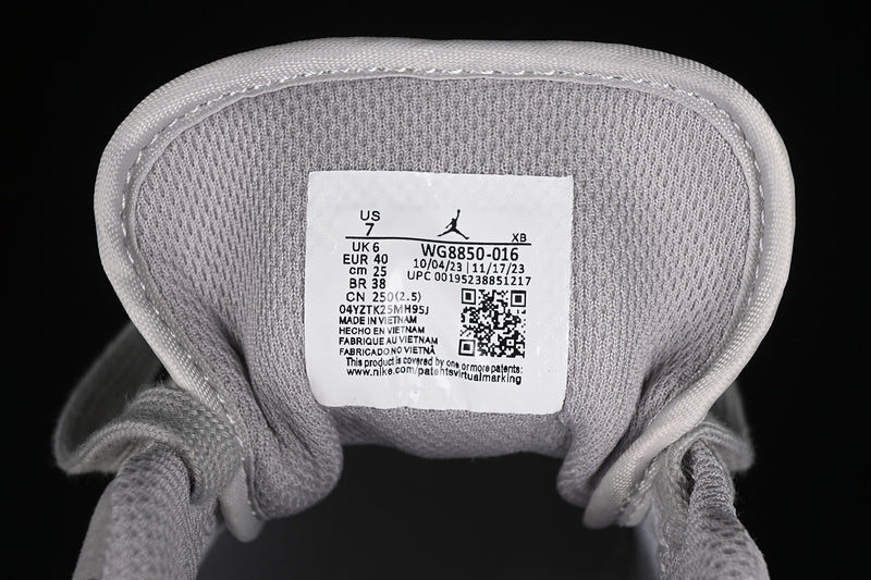 Nike Air Jordan 1 Low White Grey Green Sneakers