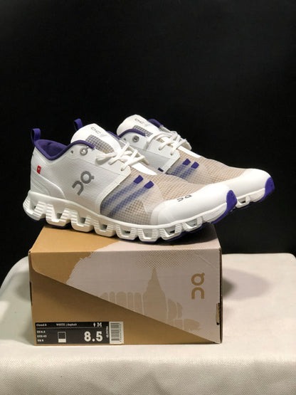 On Running Cloud X Shift Breathable And Shock-Absorbing Lightweight Running Shoes White/Purple