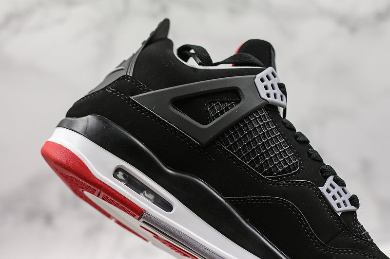 Nike Air Jordan 4 Retro Bred Reimagined Black Sneakers