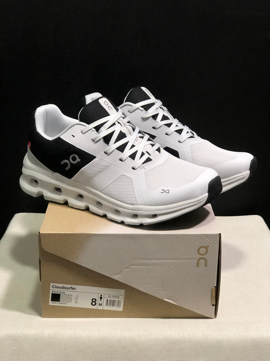 On Running Cloudrunner Anti-Slip Sports Running Shoes Light Grey/Black