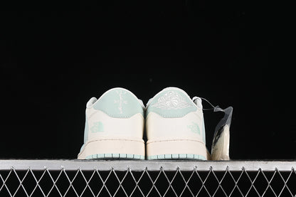Nike Air Jordan 1 Low Travis Scott Fragment Design OG SP Mint Green White Sneakers
