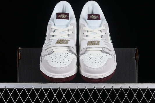 Nike Air Jordan Legacy 312 Year Of The Dragon Sail Metallic Grain Oil Green Grey White Sneakers