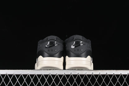 Nike Air Jordan 4 Black Light Bone White Sole Sneakers
