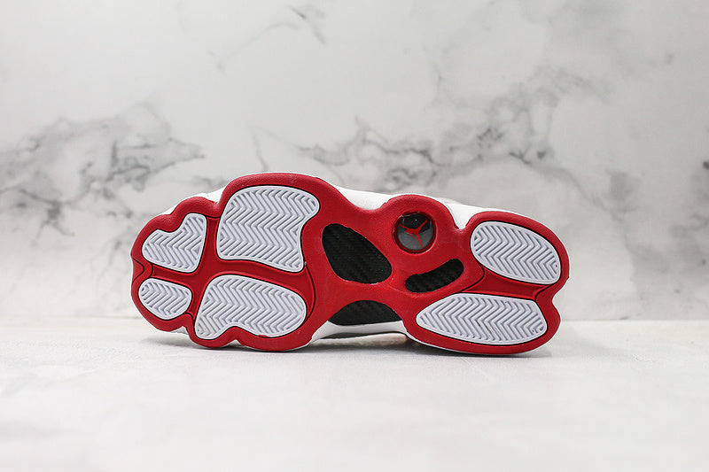 Nike Air Jordan 6 Rings White Red Sneakers
