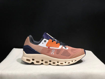 On Running Cloudstratus Breathable Support Running Shoes Reddish Brown