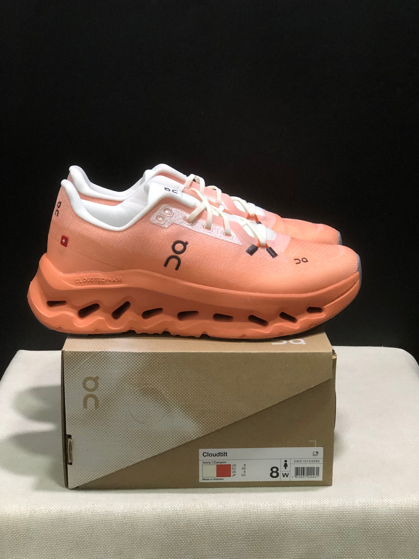 On Running Cloudtilt Durable Casual Life Shoes Bright Orange