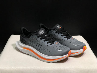 Hoka One One Kawana Cushioning Comfortable Gym Running Shoes Sneakers Gray