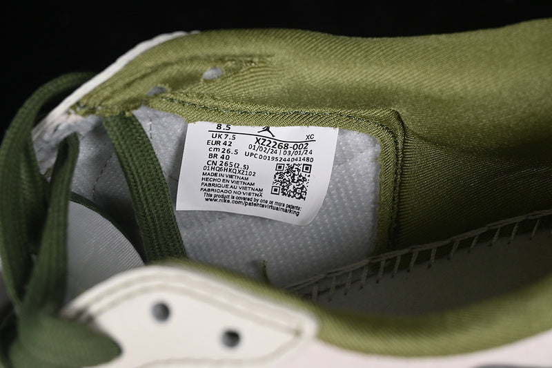 Nike Air Jordan 1 Low Travis Scott Fragment Design OG SP Grass Green White Sneakers