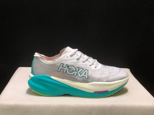 Hoka One One Mach X 2 Low-top Running Shoes Sneakers White/Teal