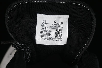 Nike Air Jordan 1 Low Black White Light Grey Sneakers