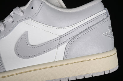 Nike Air Jordan 1 Low Coconut Milk Neutral Grey Sneakers
