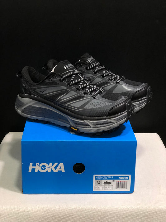 Hoka One One Mafate Speed 2 Mountain Anti-slip Running Shoes Sneakers Black