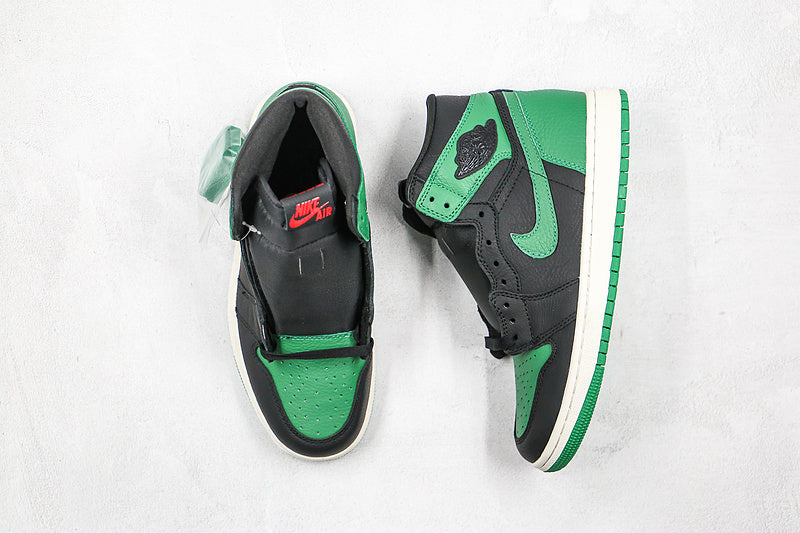 Nike Air Jordan 1 Retro High Pine Green Black Sneakers
