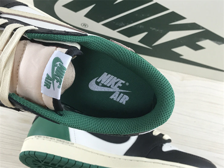 Nike Air Jordan 1 Retro Low Travis Scott White/Black/Green Sneakers