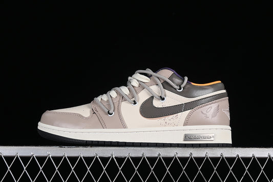 Nike Air Jordan 1 Low White Cream Grey Sneakers