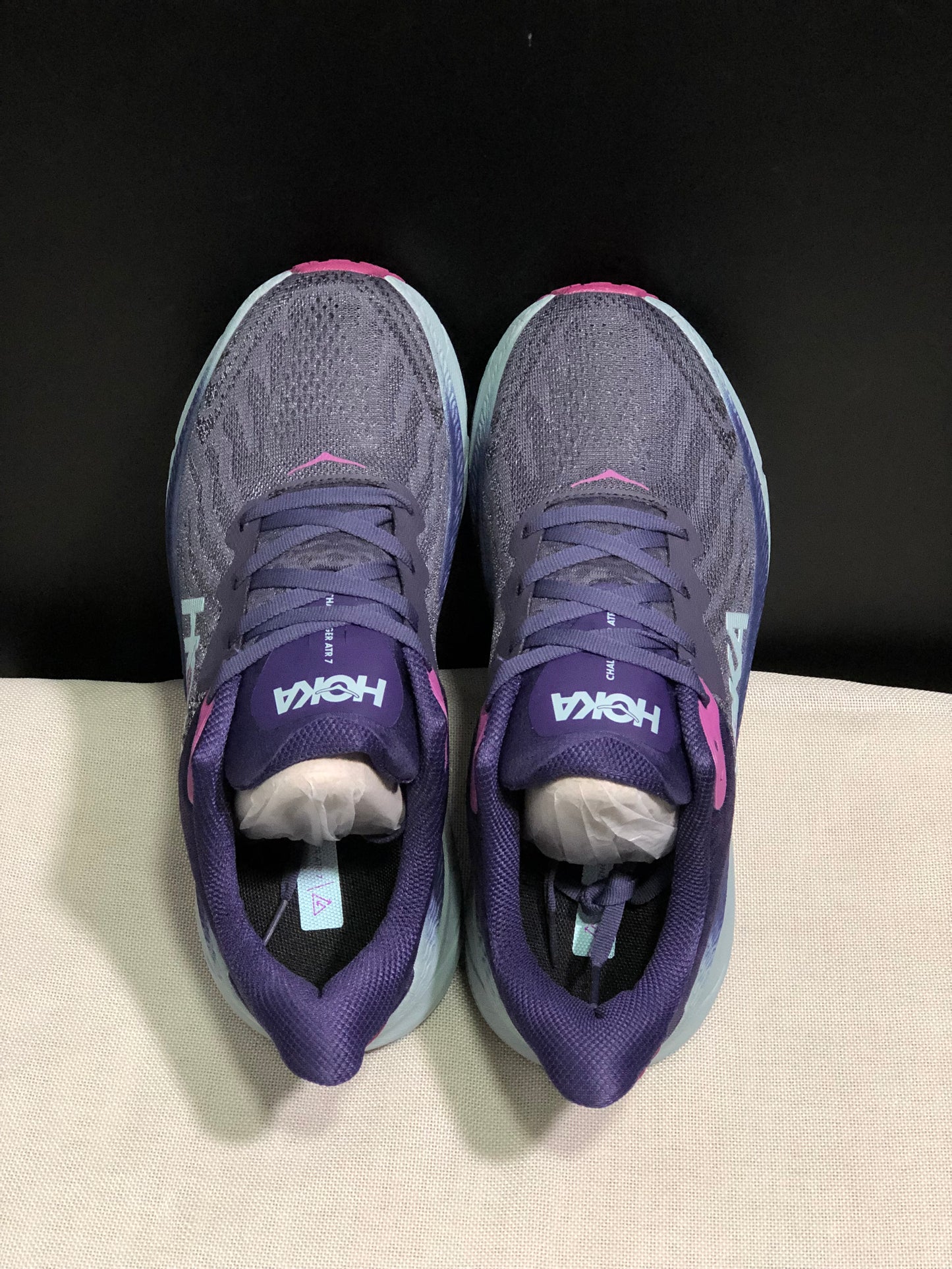 Hoka One One Challenger 7 Shock-absorbing Breathable Running Shoes Sneakers Purple