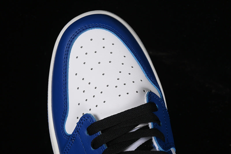 Nike Air Jordan 1 Low Black Game Royal White Sneakers