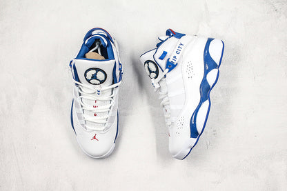 Nike Air Jordan 6 Rings White Navy Sneakers