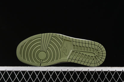Nike Air Jordan 1 Low OG SP Off-White Travis Scott Fragment Design Green White Sneakers