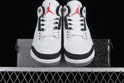 Nike Air Jordan 3 Retro Cement Grey White Sneakers