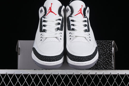 Nike Air Jordan 3 Retro Cement Grey White Sneakers