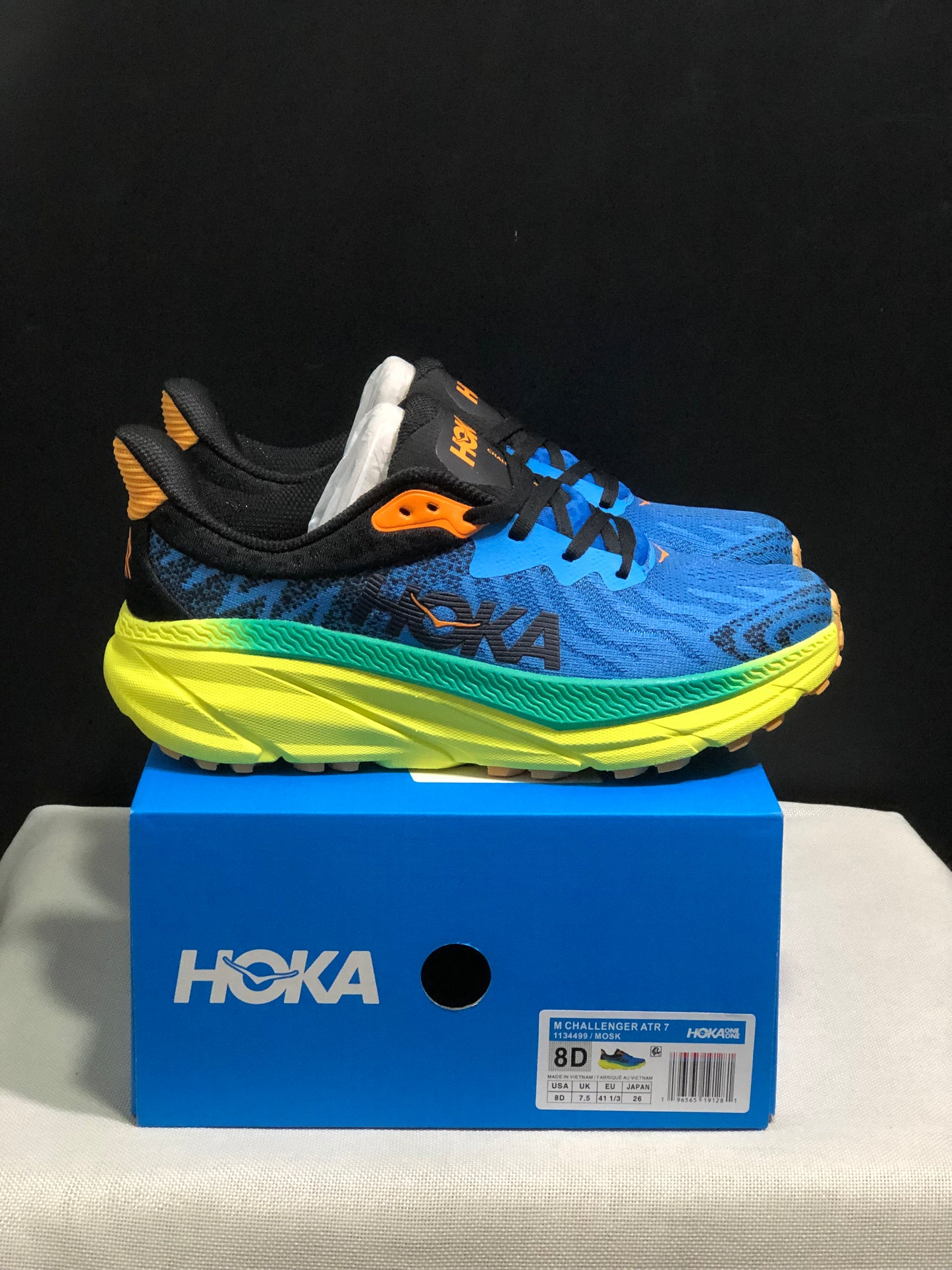 Hoka One One Challenger 7 Shock-absorbing Breathable Running Shoes Blue Sneakers