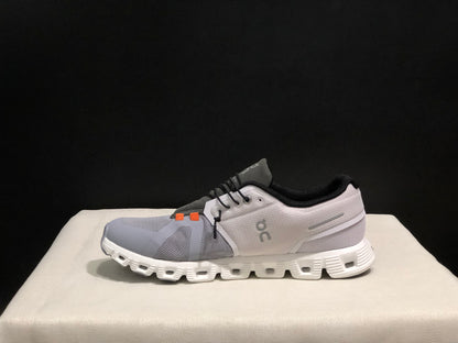 On Running Cloud 5 Lightweight Running Shoes Ivory White/Wolf Grey