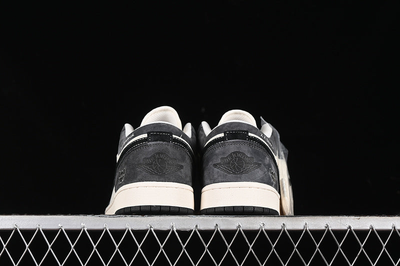 Nike Air Jordan 1 Low White Dark Grey Sneakers