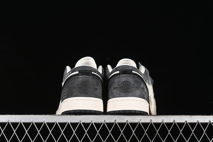 Nike Air Jordan 1 Low White Dark Grey Sneakers