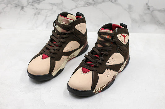 Nike Air Jordan 7 Retro Patta Shimmer Brown Sneakers