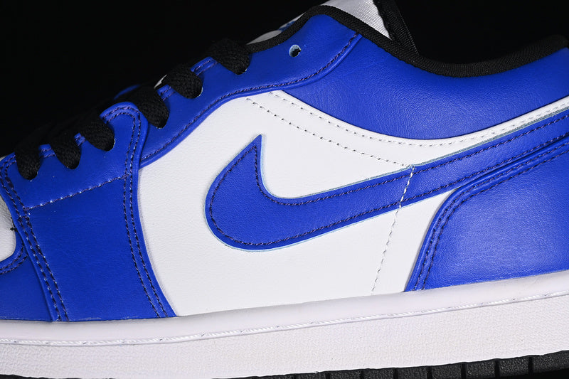 Nike Air Jordan 1 Low Black Game White Royal Sneakers