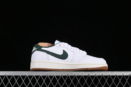 Nike Air Jordan 1 Low Og Brown Sole White Sneakers
