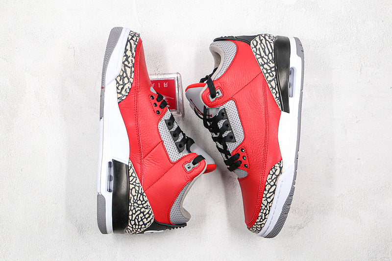 Nike Air Jordan 3 Retro Unite Fire Red Sneakers