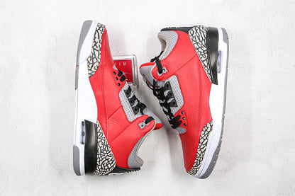 Nike Air Jordan 3 Retro Unite Fire Red Sneakers