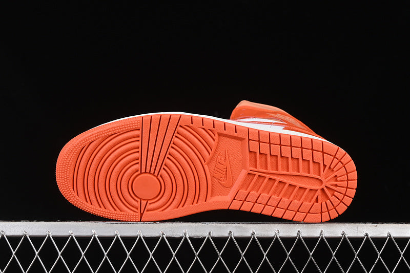 Nike Air Jordan 1 High White Orange Sneakers