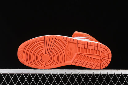 Nike Air Jordan 1 High White Orange Sneakers