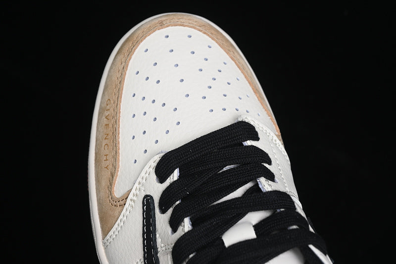 Travis Scott Fragment Design Nike Air Jordan 1 Low Givenchy OG SP Black Brown White Sneakers