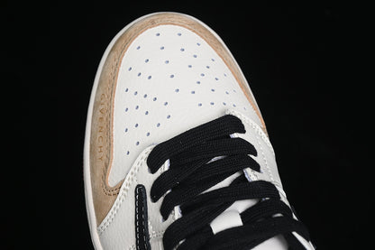Travis Scott Fragment Design Nike Air Jordan 1 Low Givenchy OG SP Black Brown White Sneakers
