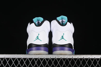 Nike Air Jordan 5 Retro Grape White New Emerald-Grp Sneakers