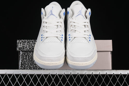 Nike Air Jordan 3 Retro Hydrogen Blue Summit White Sneakers