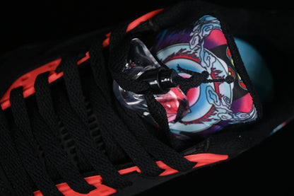 Nike Air Jordan 5 Retro Low Bright Red Blue Black Sneakers